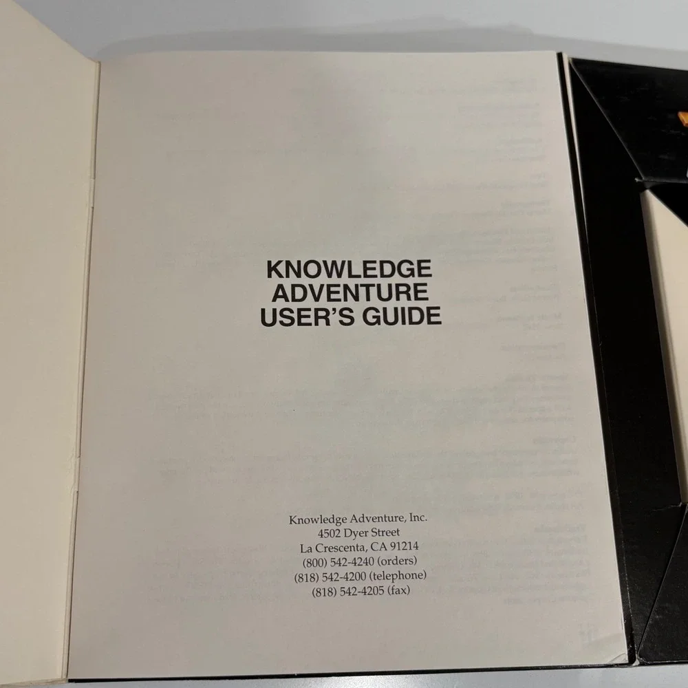 1990s Knowledge Adventure Educational Software CD ROM 8 Disks Vintage PC‎ Game